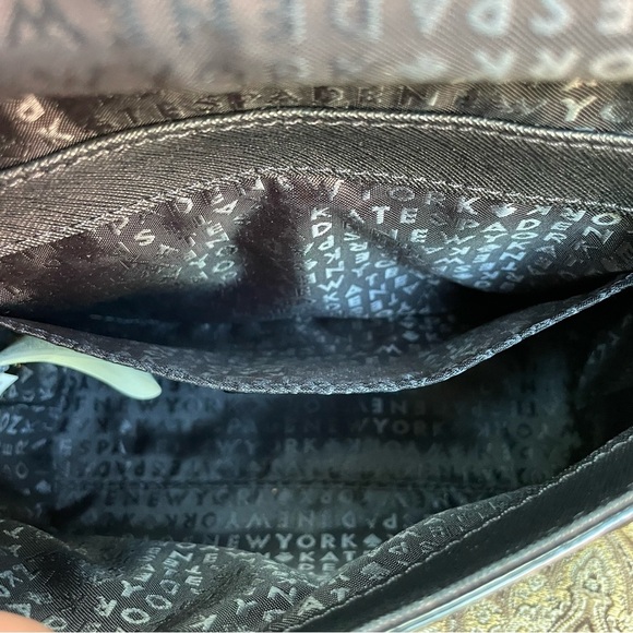 Kate Spade Laurel Way Mini Alisanne Crossbody Bag Black Saffiano Leather - Picture 12 of 15